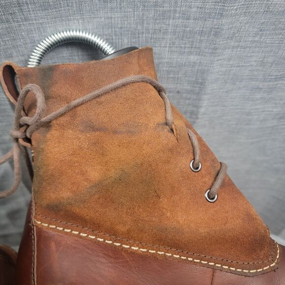 Clarks Trace Dusk Mens Chelsea Boot Lace-Up Brown Leather Suede SZ 11m US 10UK main image 7